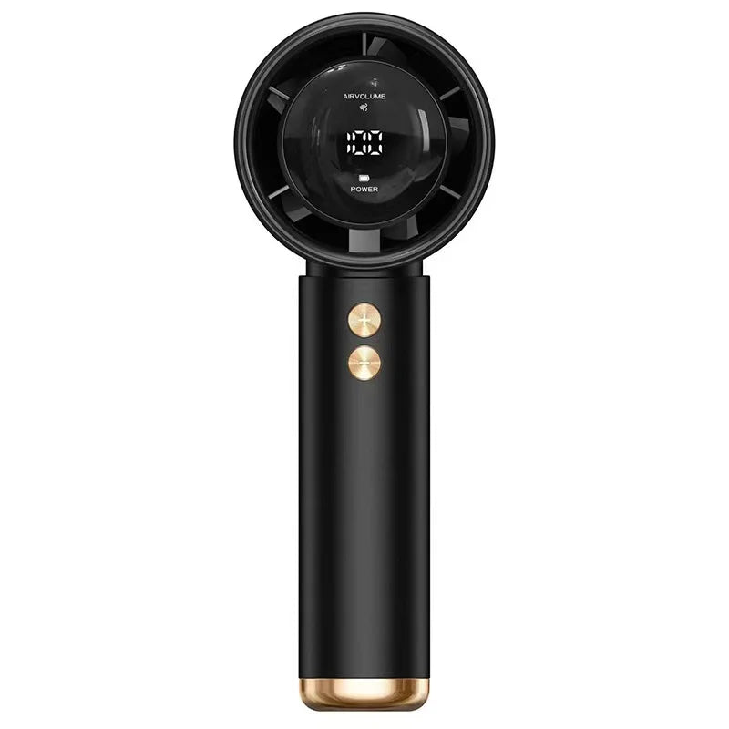 10000mAh High Speed Portable Turbo Fan Cooler Fan 100-Speed Adjustment Handheld Fan Mini Fan