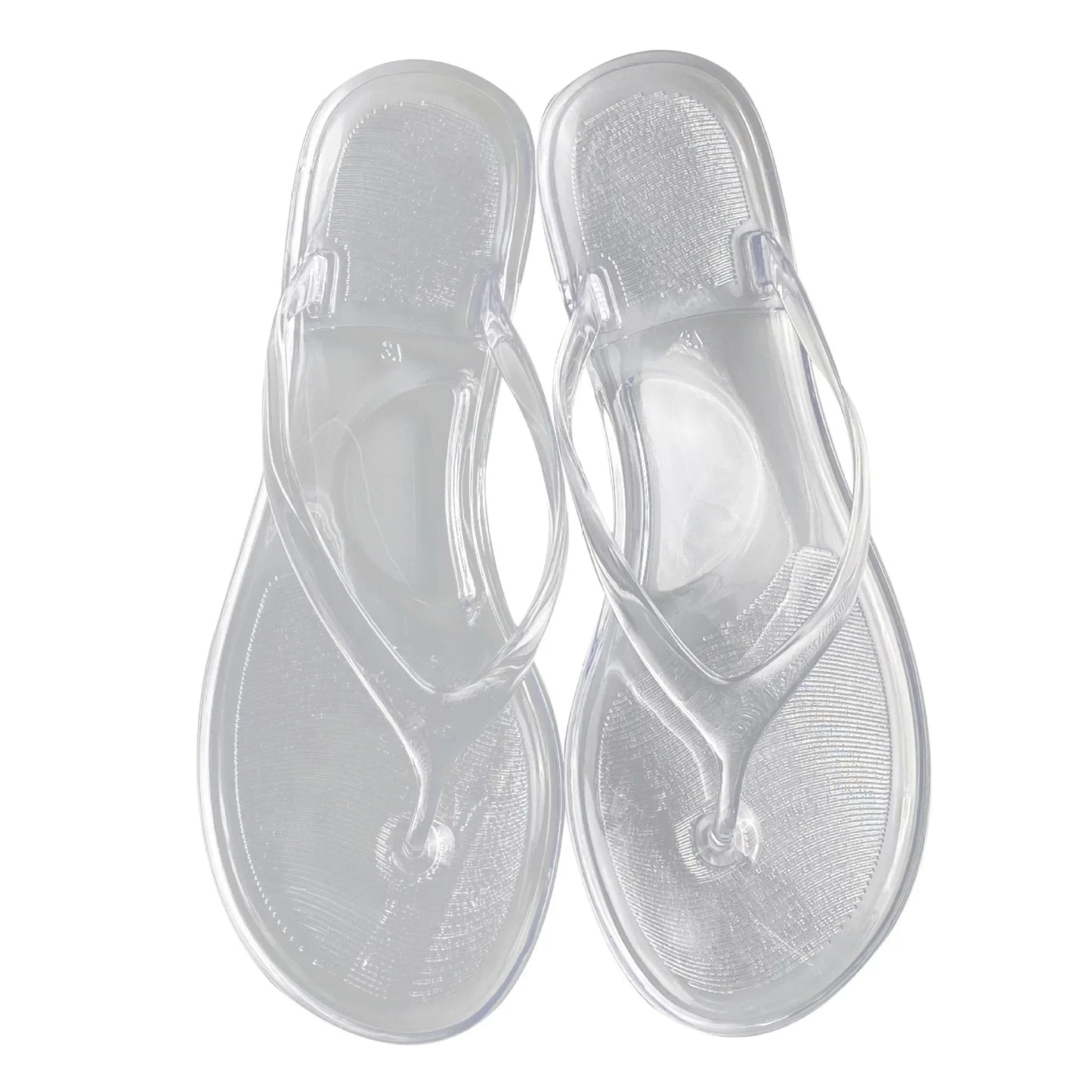 Flip Flops Slippers Outdoor Beach Anti-slip Slipper Summer Transparent Flat Sandals