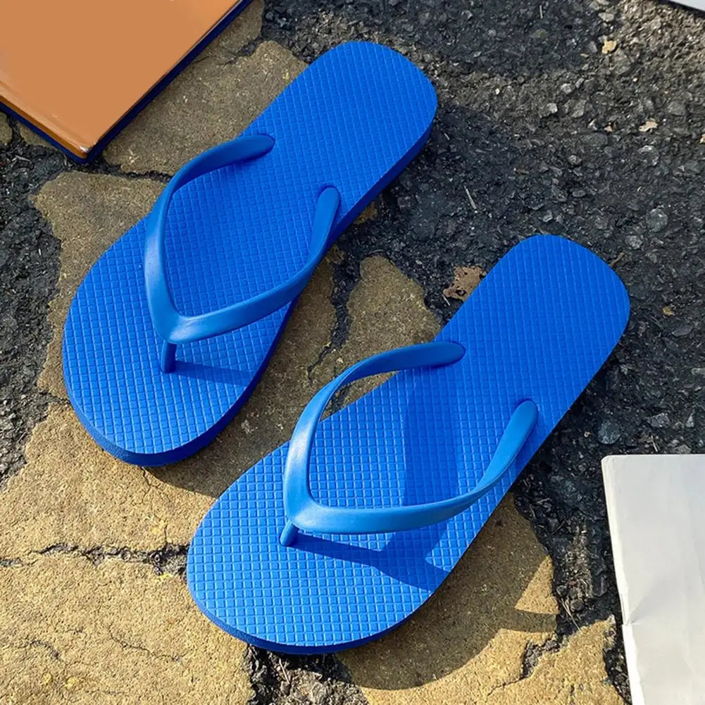 Summer Women's Slipper Non-Slip Flip Flops Bathroom Quick Drying Slippers Clip Toe Flat Slippers for Home Shower Beach