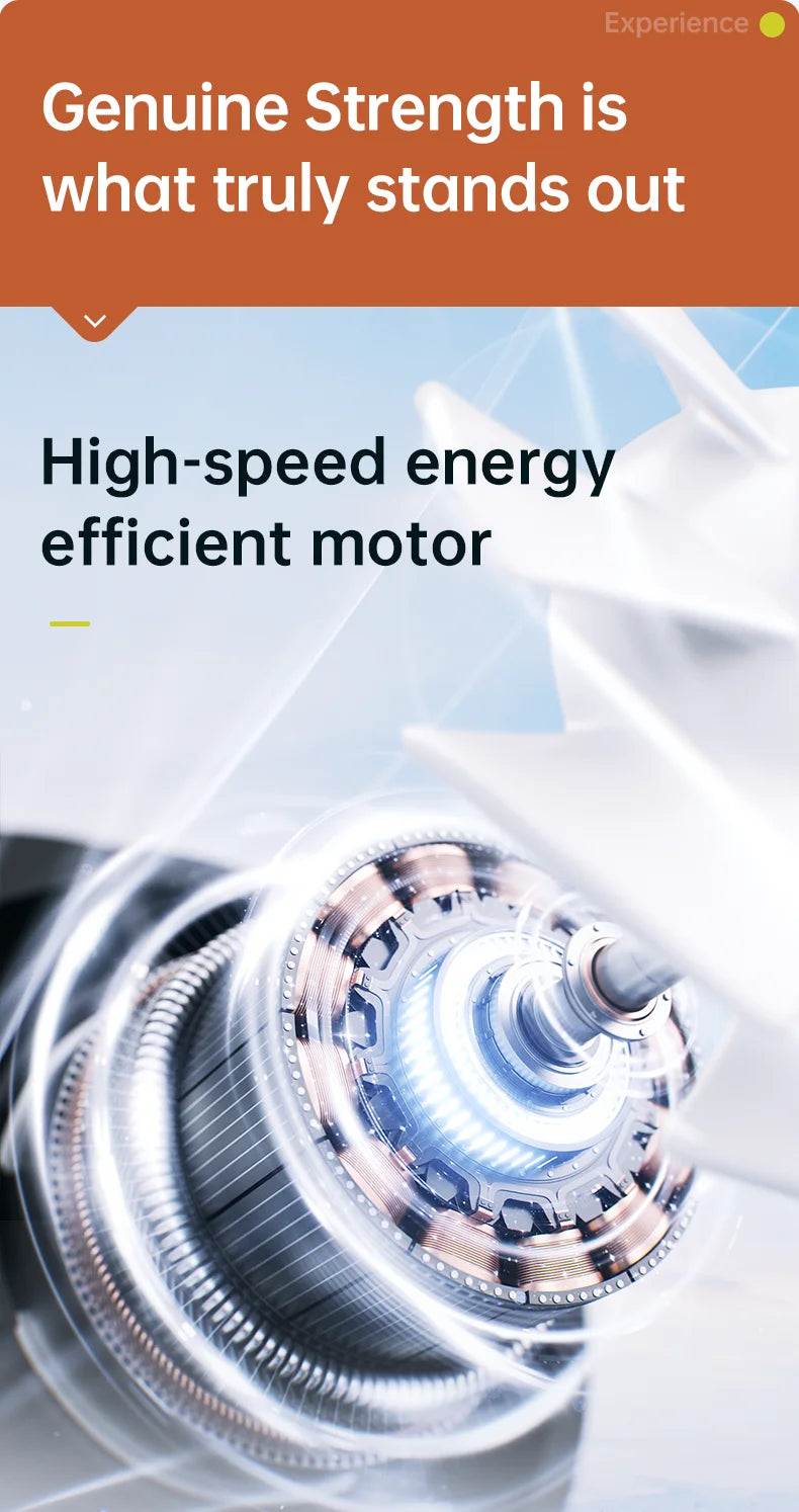 JISULIFE Handheld Turbo Fan, 5000mAh, Super Strong Wind, 5 Speeds, Long Battery Life,  USB Rechargeable, Multipurpose Pocket fan