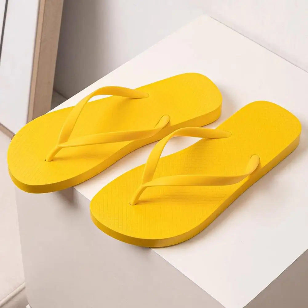 Summer Women's Slipper Non-Slip Flip Flops Bathroom Quick Drying Slippers Clip Toe Flat Slippers for Home Shower Beach