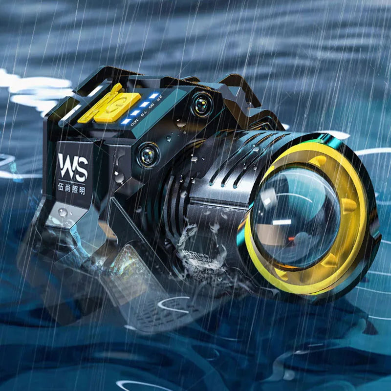 Powerful LED Headlamp Motion Sensor Headlight 18650 Rechargeable COB Head Flashlights High Power Head Lamp Fishing Headlight