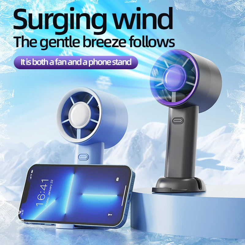 Mini Handheld USB Fast Charging Silent High-Speed Air Cooling Portable Fan