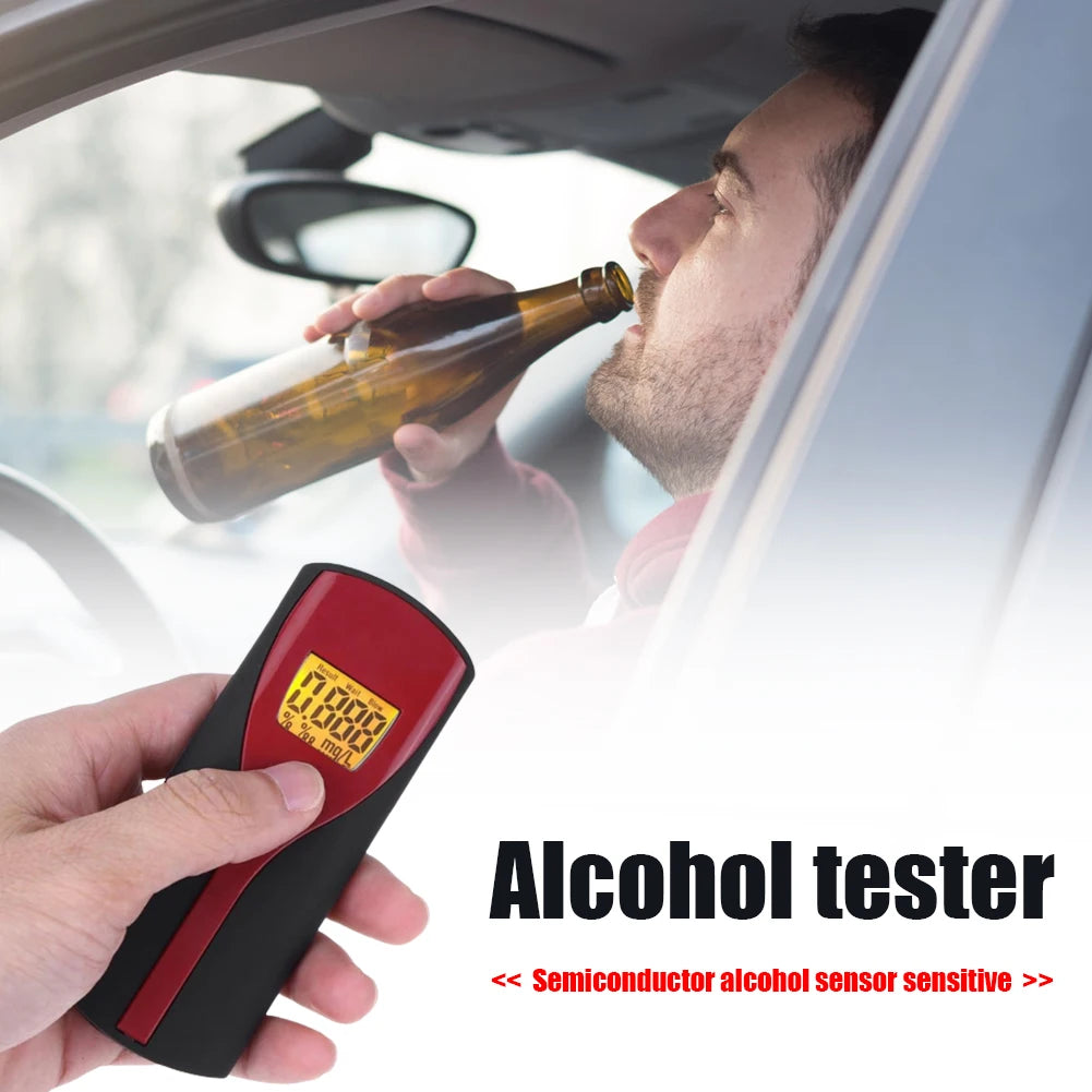 Non-Contact Alcohol Tester LED Digital Display Portable  Alcohol Breath Tester High Professional Accuracy Breathalyzer