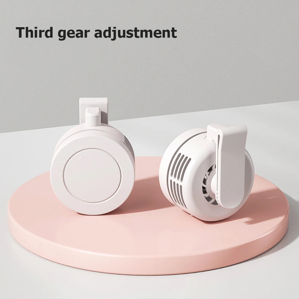 Clip-on Fan, Mini Wearable Fan, Rechargeable Mini Fan, Cooling Small Fan