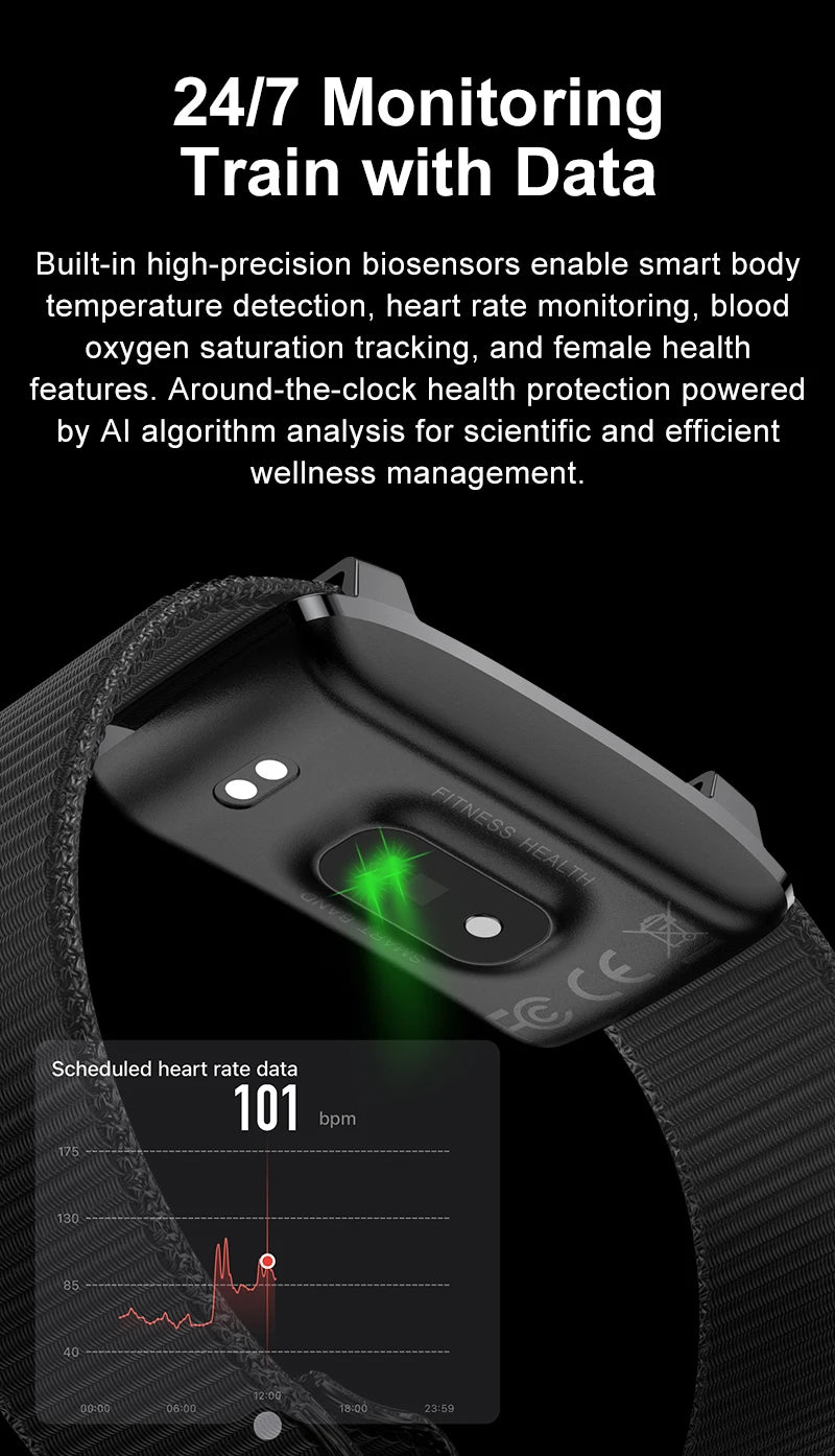 Smart Fitness Band - No subscription fees
