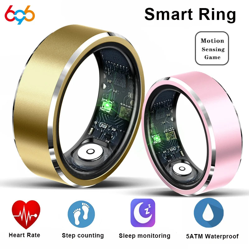 Smart Health Ring Comprehensive Wellness Tracker with 24/7 Monitoring Versatile Fitness Modes And Waterproof Design for Active Living