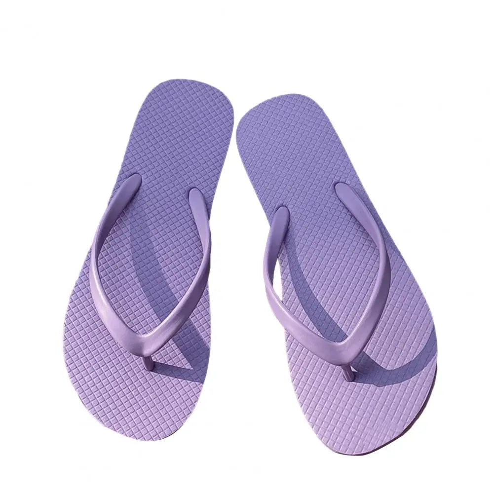 Summer Women's Slipper Non-Slip Flip Flops Bathroom Quick Drying Slippers Clip Toe Flat Slippers for Home Shower Beach