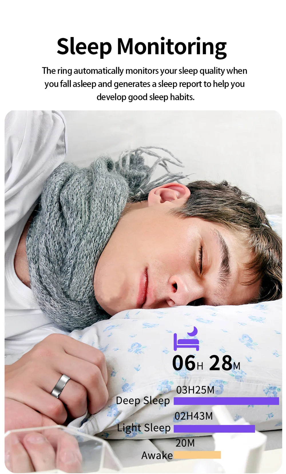 Smart Health Ring Comprehensive Wellness Tracker with 24/7 Monitoring Versatile Fitness Modes And Waterproof Design for Active Living