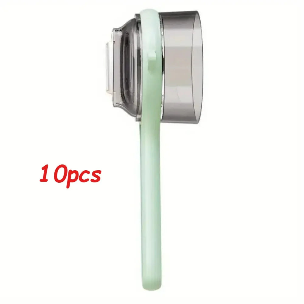 Durable stainless steel peeler for fruits and vegetables, featuring a double-sided blade and a protective storage case for safe, easy use