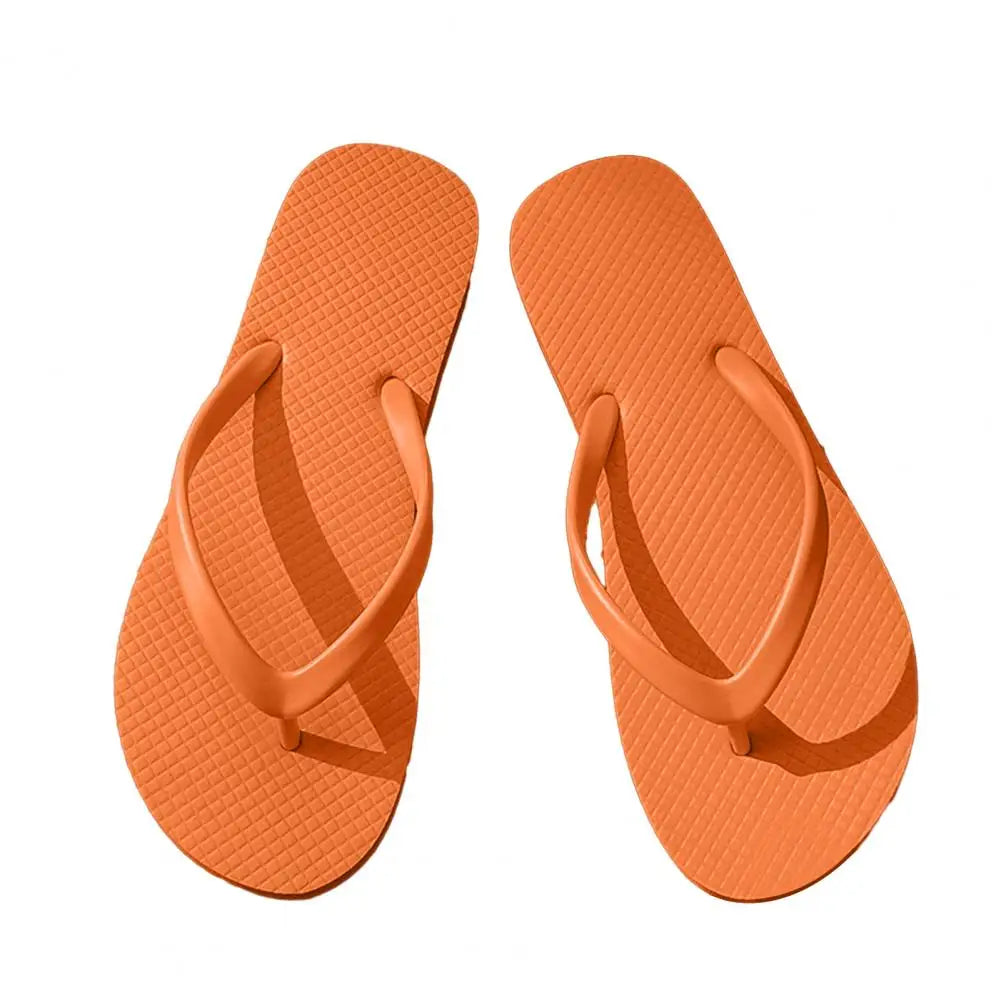 Summer Women's Slipper Non-Slip Flip Flops Bathroom Quick Drying Slippers Clip Toe Flat Slippers for Home Shower Beach