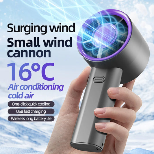 Mini Handheld USB Fast Charging Silent High-Speed Air Cooling Portable Fan