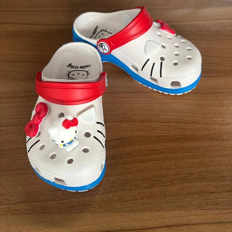 Hello Kitty Sandals Slippers  Cat Sandals Beach Shoes Summer Slippers