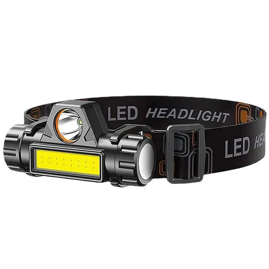 Rechargeable COB LED USB Headlamp Strong Magnetic Powerful Headlight Super Bright Waterproof Head Torch For Outdoor