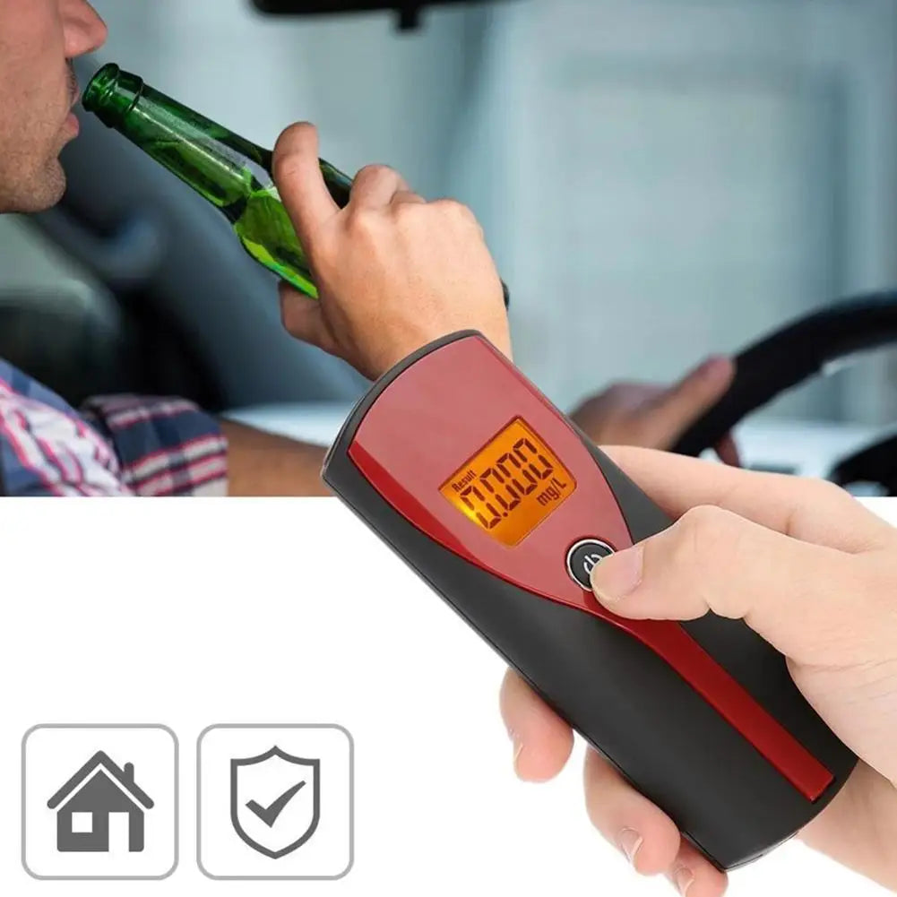 Non-Contact Alcohol Tester LED Digital Display Portable  Alcohol Breath Tester High Professional Accuracy Breathalyzer