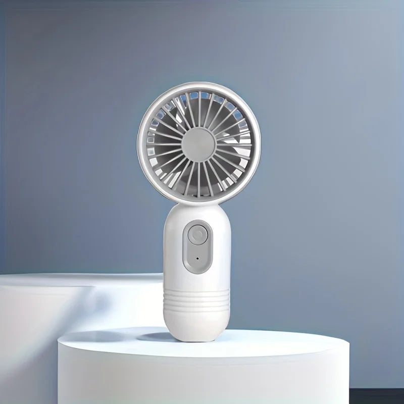 Handheld Fan, USB Mini Rechargeable Portable Fan with 3 Speeds