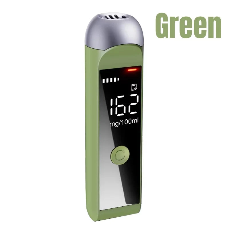 Professional High Accuracy Alcohol Breathalyzer Tester Portable Digital Display Car Driver Safety Real Time Fast Response