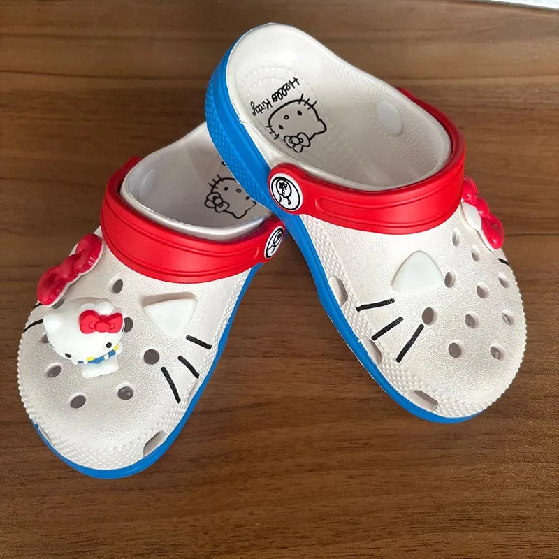 Hello Kitty Sandals Slippers  Cat Sandals Beach Shoes Summer Slippers