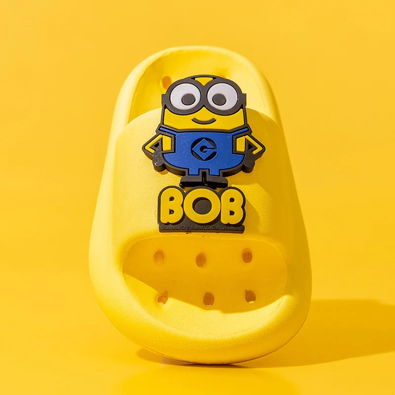 Minions EVA Children's Slippers Cute Cartoon Shoes Medium and Large Kids' Parent-Child Summer Sandals