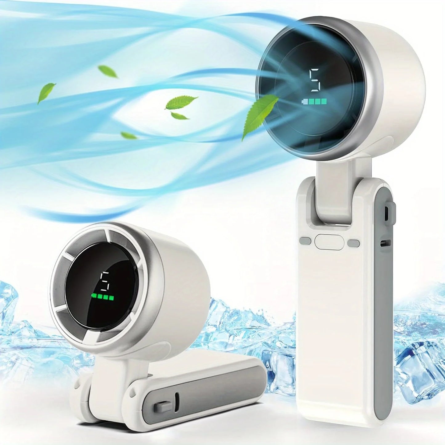 3-in-1 Fan, 5-speed, 3600mAh Rechargeable Lithium Battery, USB Charging, Travel Mini Fan