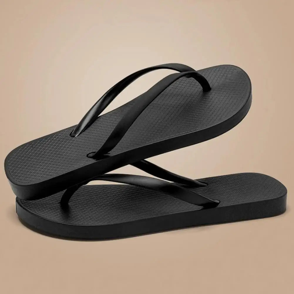 Summer Women's Slipper Non-Slip Flip Flops Bathroom Quick Drying Slippers Clip Toe Flat Slippers for Home Shower Beach
