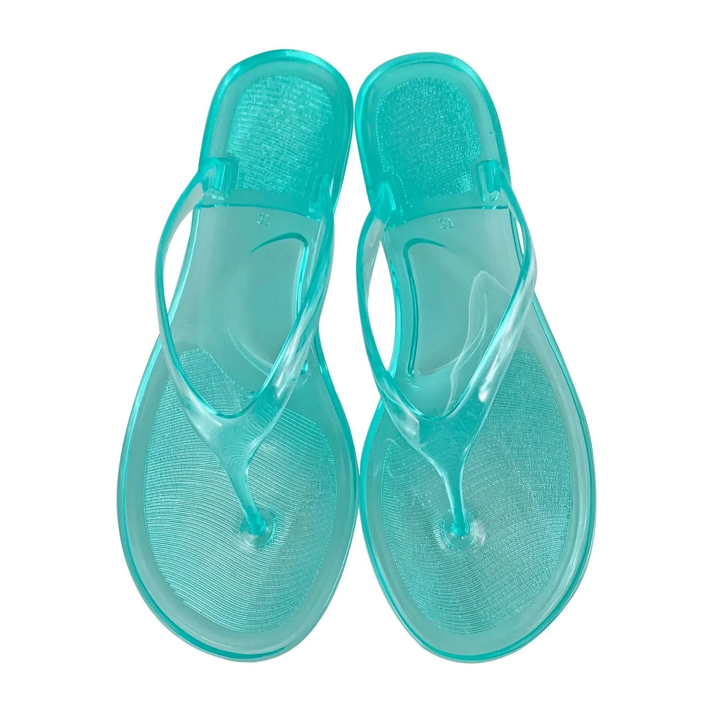 Flip Flops Slippers Outdoor Beach Anti-slip Slipper Summer Transparent Flat Sandals