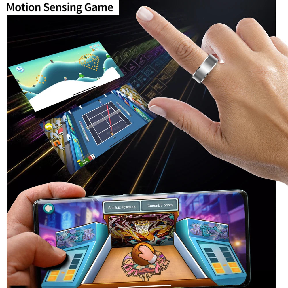 Smart Health Ring Comprehensive Wellness Tracker with 24/7 Monitoring Versatile Fitness Modes And Waterproof Design for Active Living