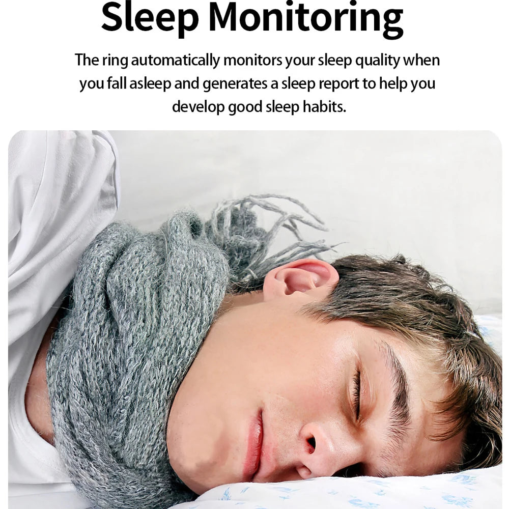 Smart Health Ring Comprehensive Wellness Tracker with 24/7 Monitoring Versatile Fitness Modes And Waterproof Design for Active Living