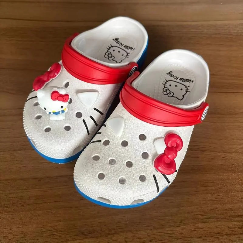 Hello Kitty Sandals Slippers  Cat Sandals Beach Shoes Summer Slippers