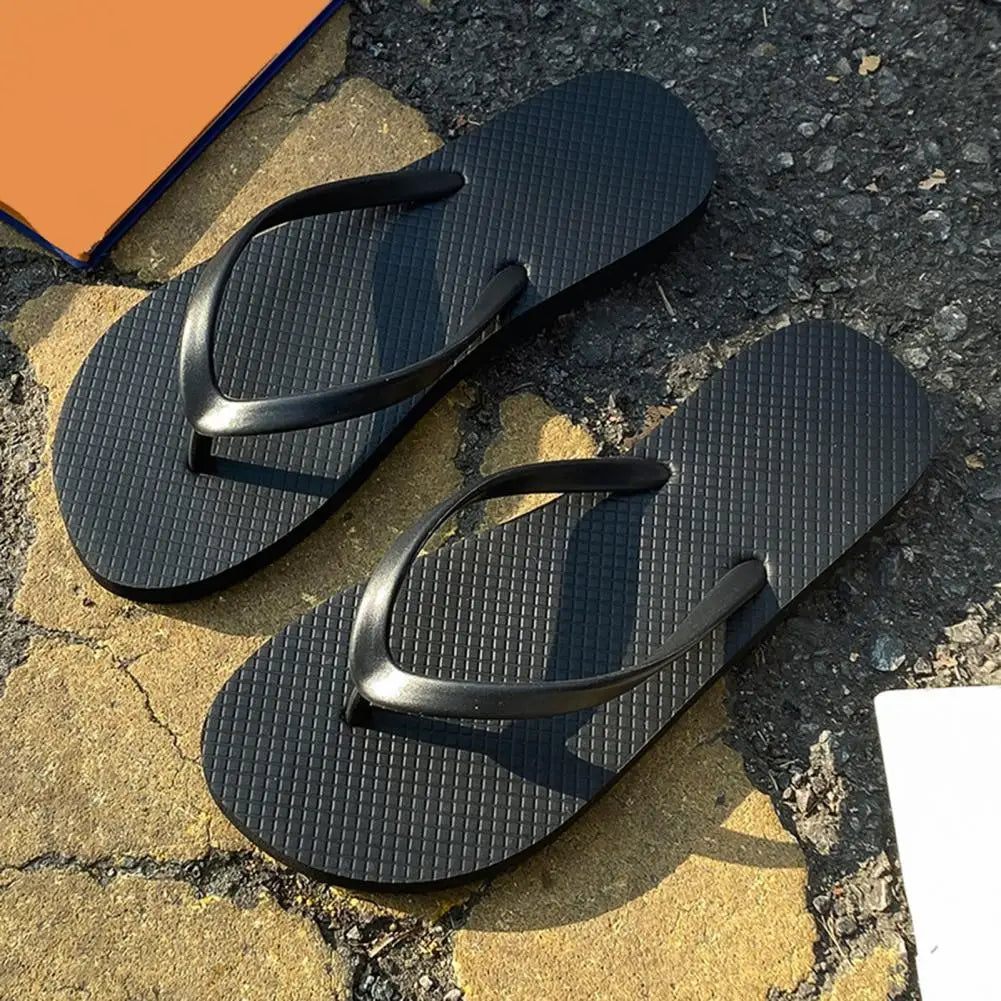 Summer Women's Slipper Non-Slip Flip Flops Bathroom Quick Drying Slippers Clip Toe Flat Slippers for Home Shower Beach