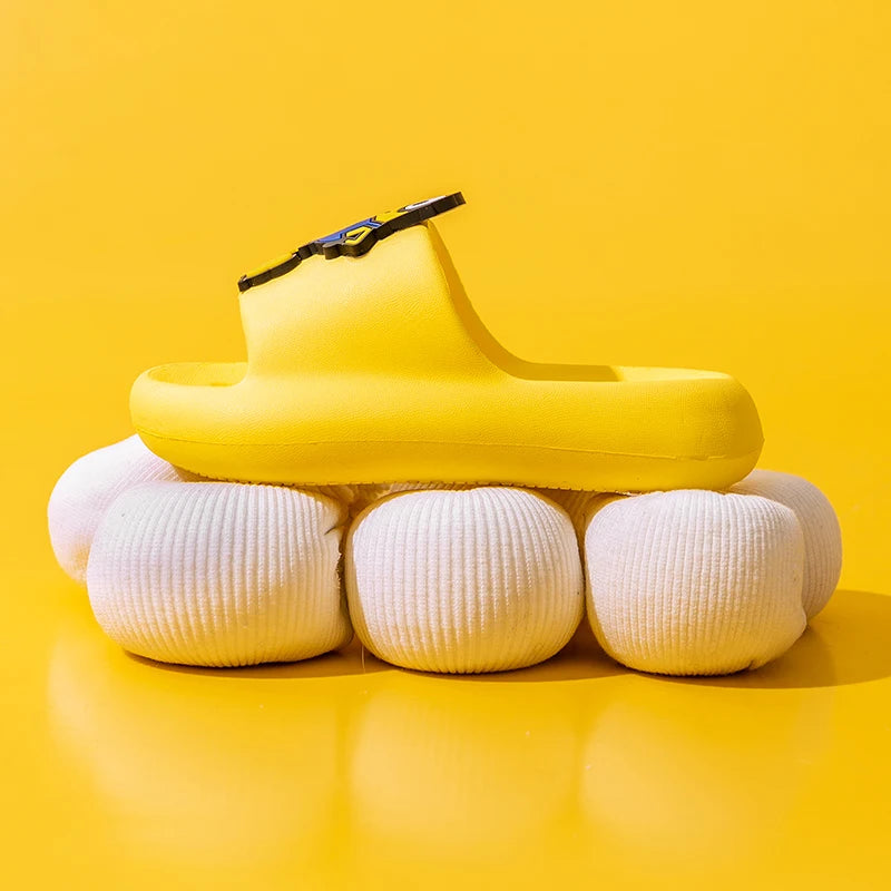 Minions EVA Children's Slippers Cute Cartoon Shoes Medium and Large Kids' Parent-Child Summer Sandals